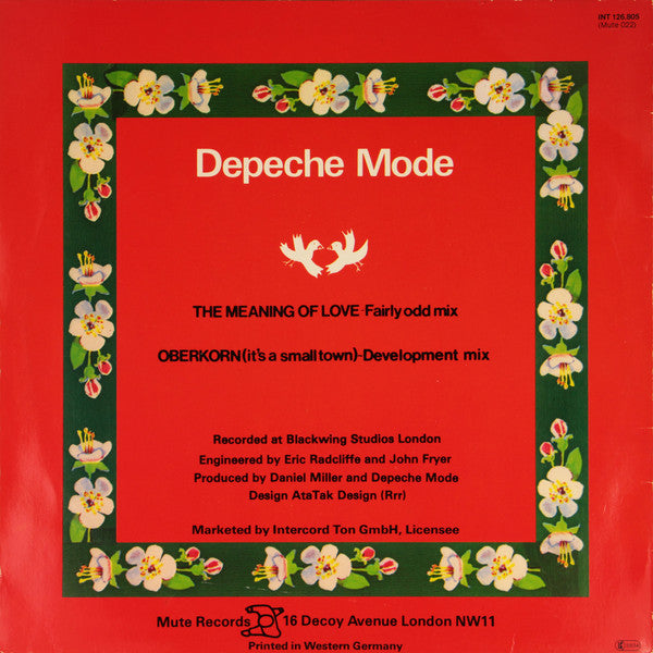 Depeche Mode : The Meaning Of Love (12", Maxi)