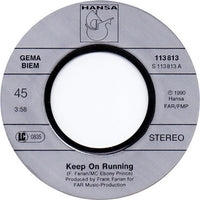 The Real Voices Of Milli Vanilli* : Keep On Running (The Original) (7", Single)