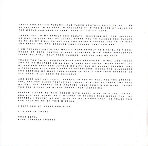 Aurora (16) : Infections Of A Different Kind (Step 1) (LP, Album, RE)