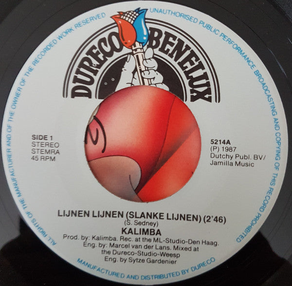 Kalimba (6) : Lijnen Lijnen (Slanke Lijnen) (7")