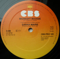 Sarah-Marie / Cherry Laine : Midnight Boogie / Danny's Disco (12", Maxi, Ltd, Promo)