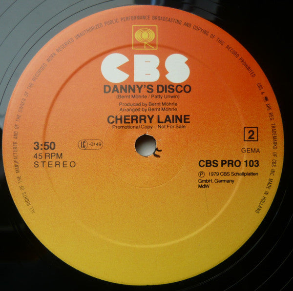 Sarah-Marie / Cherry Laine : Midnight Boogie / Danny's Disco (12", Maxi, Ltd, Promo)