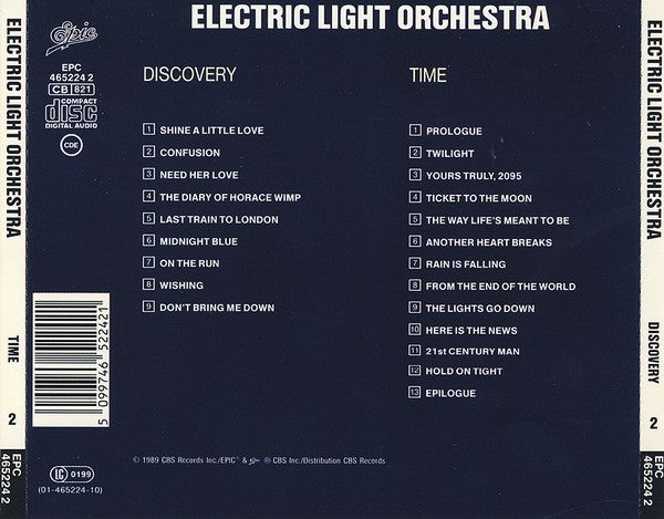 Electric Light Orchestra : Discovery + Time (CD, Album, RE + CD, Album, RE + Comp)