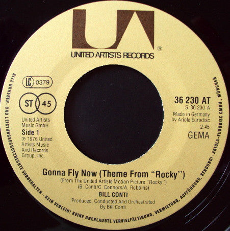 Bill Conti : Gonna Fly Now (7", Single)
