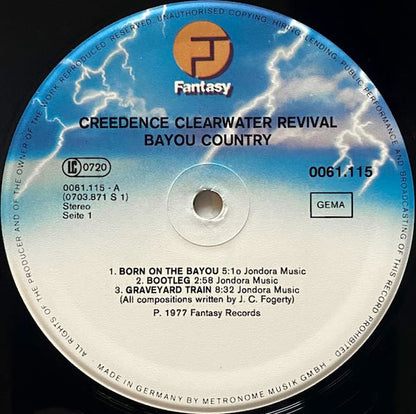 Creedence Clearwater Revival : Bayou Country (LP, Album, RE)