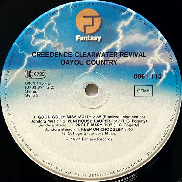 Creedence Clearwater Revival : Bayou Country (LP, Album, RE)