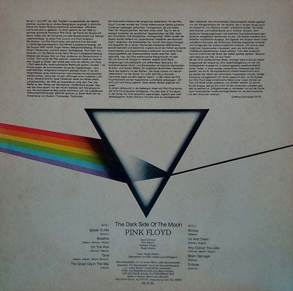 Pink Floyd : The Dark Side Of The Moon (LP, Album, RE, Red)