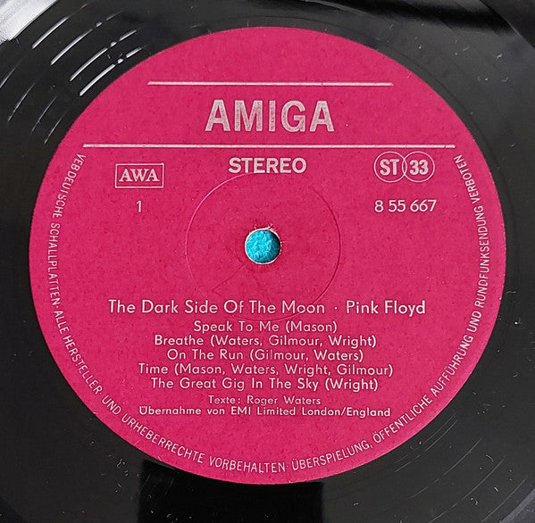 Pink Floyd : The Dark Side Of The Moon (LP, Album, RE, Red)