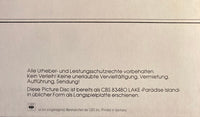 Lake (2) : Paradise Island (LP, Album, Pic)