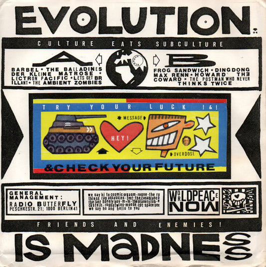 Various : Evolution Is Madness (7", Comp)