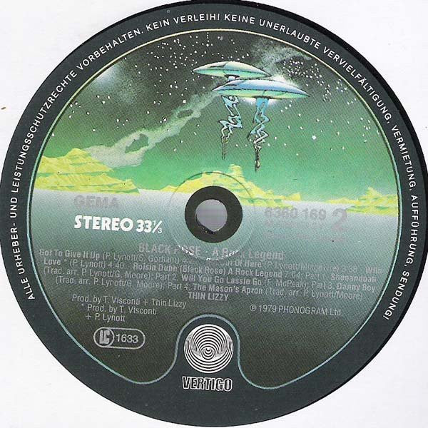 Thin Lizzy : Black Rose (A Rock Legend) (LP, Album)