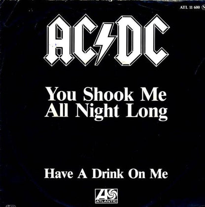 AC/DC : You Shook Me All Night Long (7", Single, M/Print)