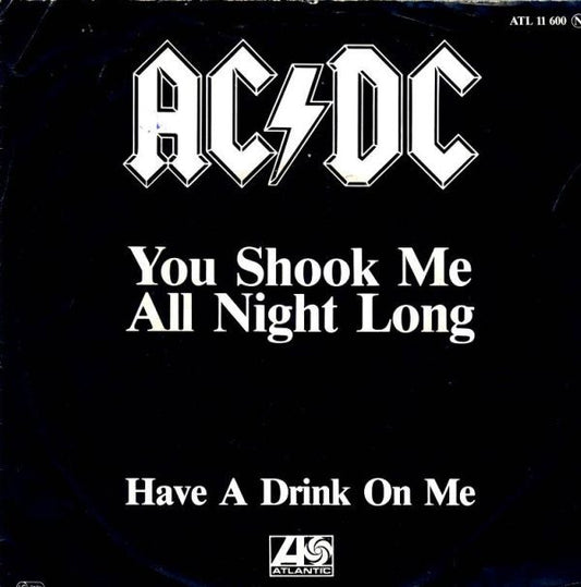 AC/DC : You Shook Me All Night Long (7", Single, M/Print)