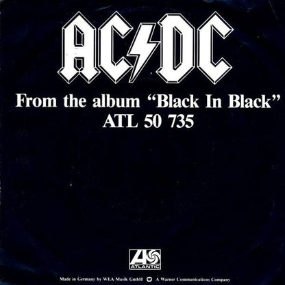 AC/DC : You Shook Me All Night Long (7", Single, M/Print)