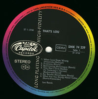 Lou Rawls : That's Lou (LP, Album)