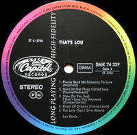 Lou Rawls : That's Lou (LP, Album)