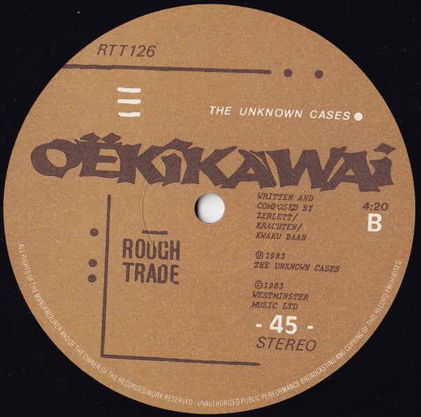 The Unknown Cases : Masimba Bele (12")