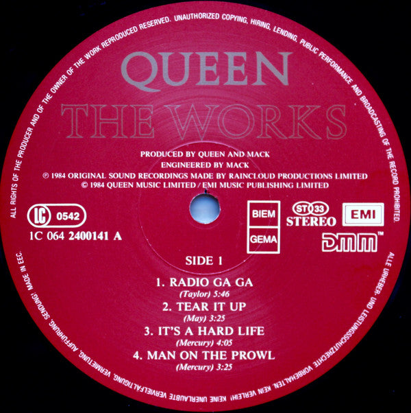 Queen : The Works (LP, Album)