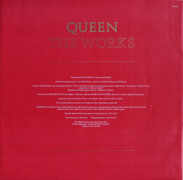 Queen : The Works (LP, Album)