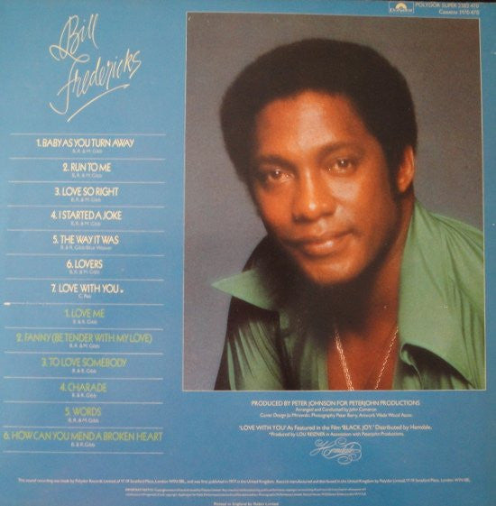 Bill Fredericks : Love With You (LP, Album)