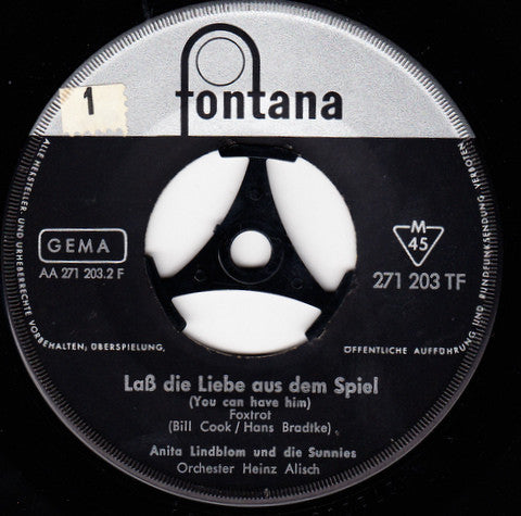 Anita Lindblom : Ein Bißchen Mut (7", Single, Mono)