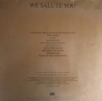 AC/DC : For Those About To Rock We Salute You (LP, Album, Gat)
