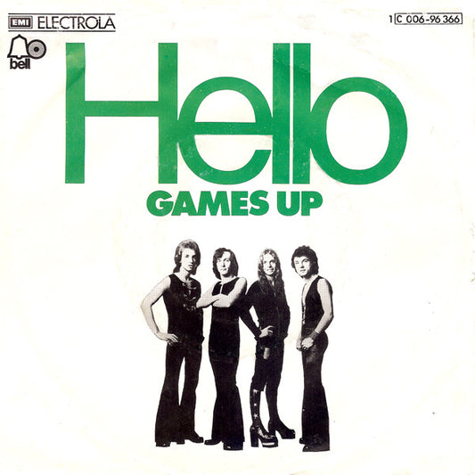 Hello : Games Up (7", Single)