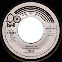 Hello : Games Up (7", Single)