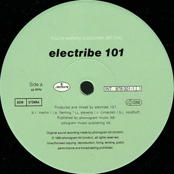 Electribe 101 : You're Walking (12")