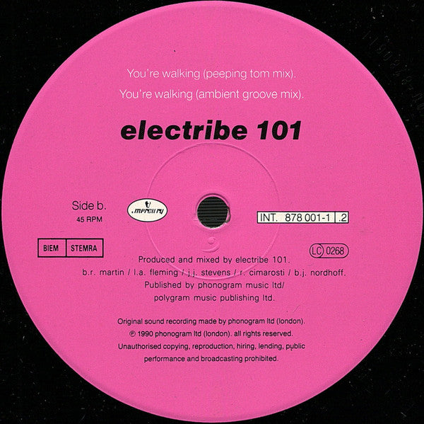Electribe 101 : You're Walking (12")