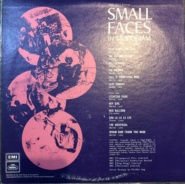 Small Faces : In Memoriam (LP, Comp)