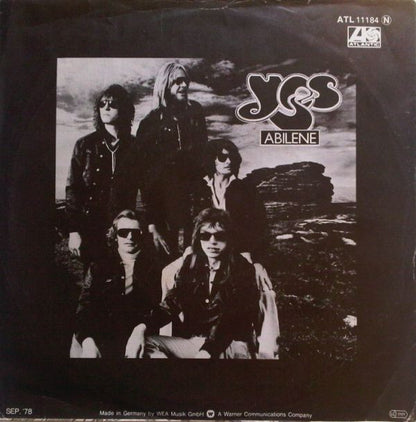 Yes : Don't Kill The Whale (7", Single)