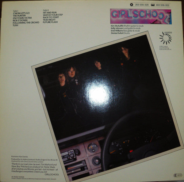 Girlschool : Hit And Run (LP, Album)