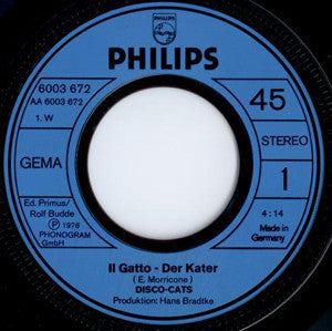 Disco-Cats : Il Gatto - Der Kater / Mousetrap (7", Single)