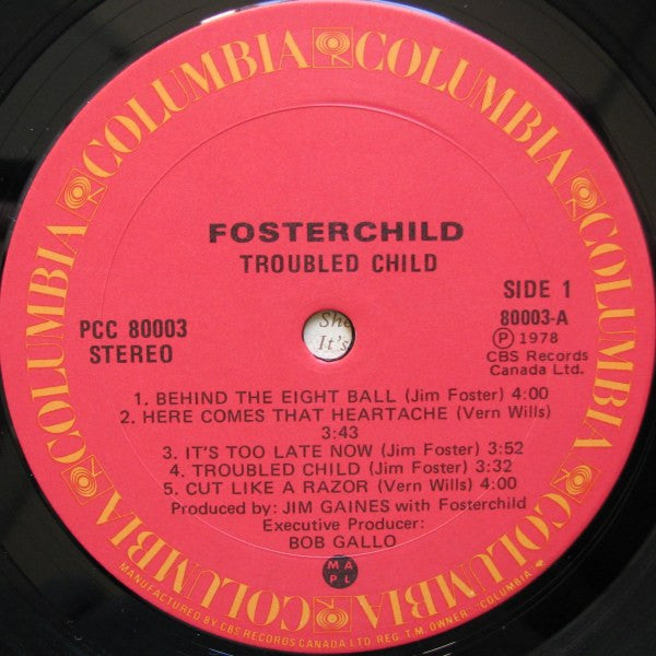 Fosterchild : Troubled Child (LP, Album)