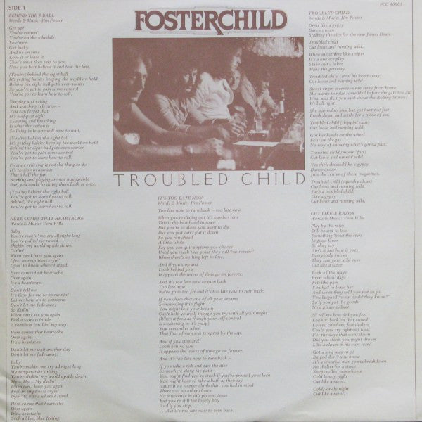 Fosterchild : Troubled Child (LP, Album)