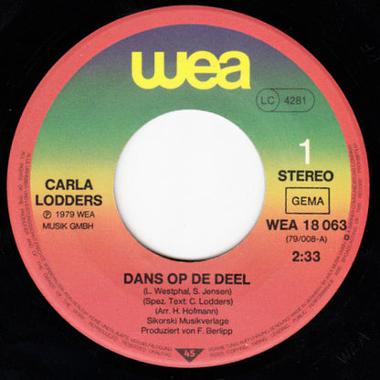Carla Lodders : Dans Op De Deel (7", Single)