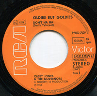 Casey Jones & The Governors : Don't Ha Ha / Jack The Ripper (7", Single, Ora)