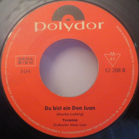 Yovanna : Tiritombabalu  (7", Single, Mono)