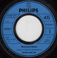 Peters & Lee : Welcome Home (7", Single)