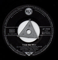Elvis Presley : Jailhouse Rock / Treat Me Nice (7", Single)