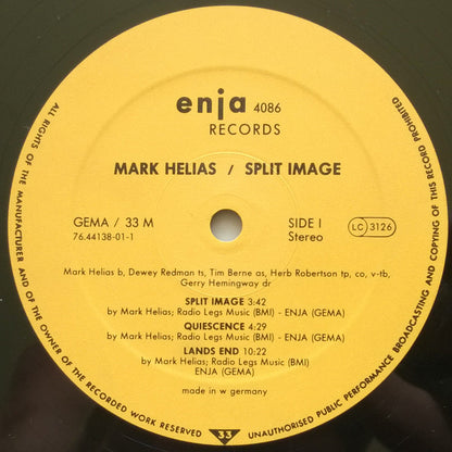 Mark Helias - Gerry Hemingway - Dewey Redman - Tim Berne - Herb Robertson : Split Image (LP, Album)