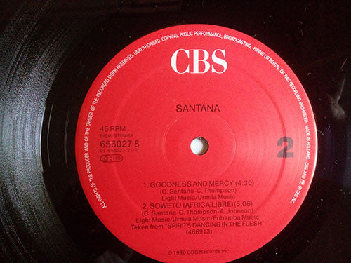 Santana : Gypsy Woman (12")