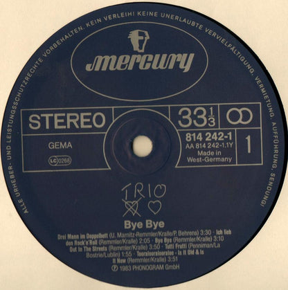 Trio : Bye Bye (LP, Album, 2nd)