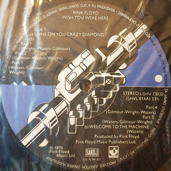 Pink Floyd : Wish You Were Here (LP, Album)