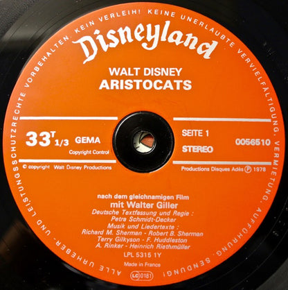 Petra Schmidt-Decker : Walt Disney - Aristocats (LP)