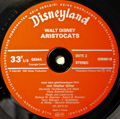 Petra Schmidt-Decker : Walt Disney - Aristocats (LP)