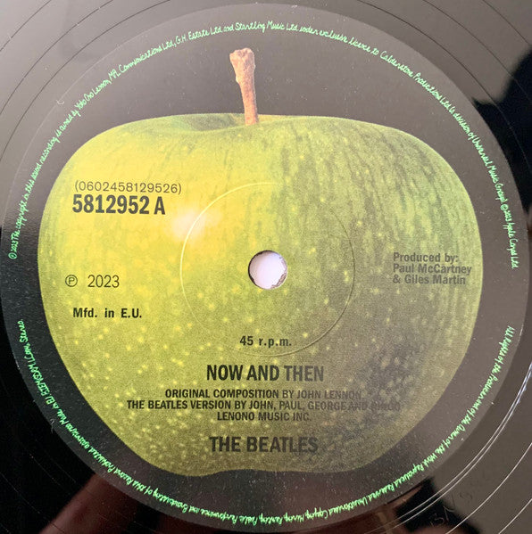 The Beatles : Now And Then / Love Me Do (12", Single)