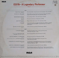 Elvis Presley : A Legendary Performer - Volume 1 (LP, Comp, RE)