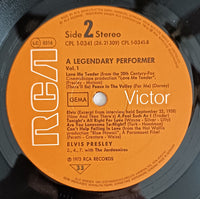 Elvis Presley : A Legendary Performer - Volume 1 (LP, Comp, RE)